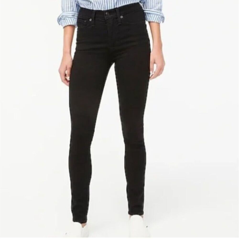 J. Crew Curvy 10 High Rise Skinny Black Jeans Women’s 29 - Picture 1 of 10